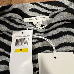 Zebra print sweater